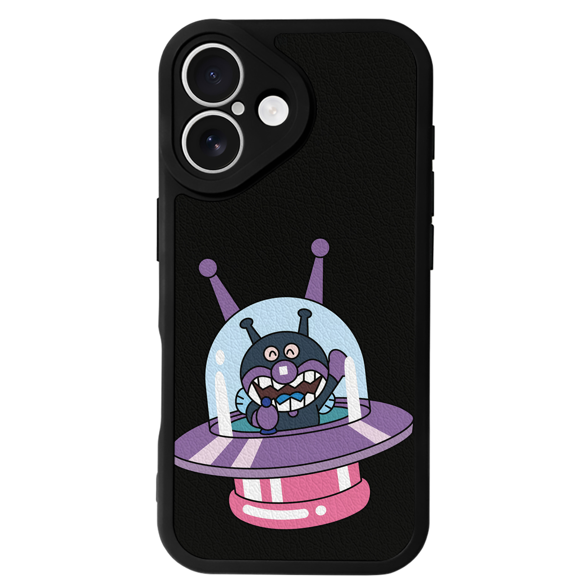 （画像用） アンパンマン Anpanman 【iPhone 16シリーズ対応】シリコンスマホケース（レザー調） 材質：シリコン